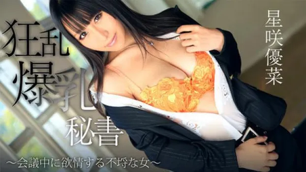 星咲優菜：狂乱爆乳秘書～会議中に欲情する不埒な女～