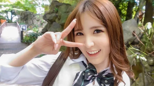 完ナマSTYLE＠なお Gカップハーフ女子性徒なおちゃんと半中半外円光